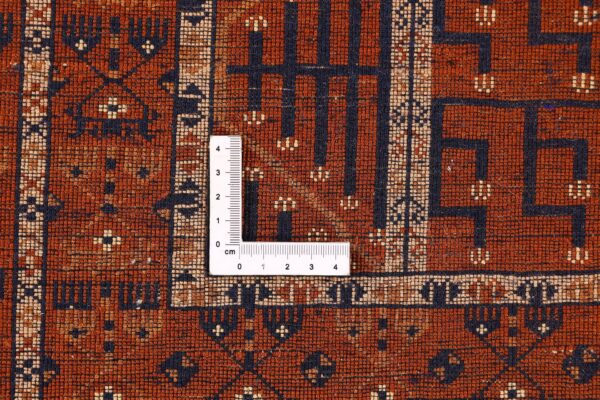 Afghan Orientteppich 123 × 179 cm, Seide, handgeknüpft antik