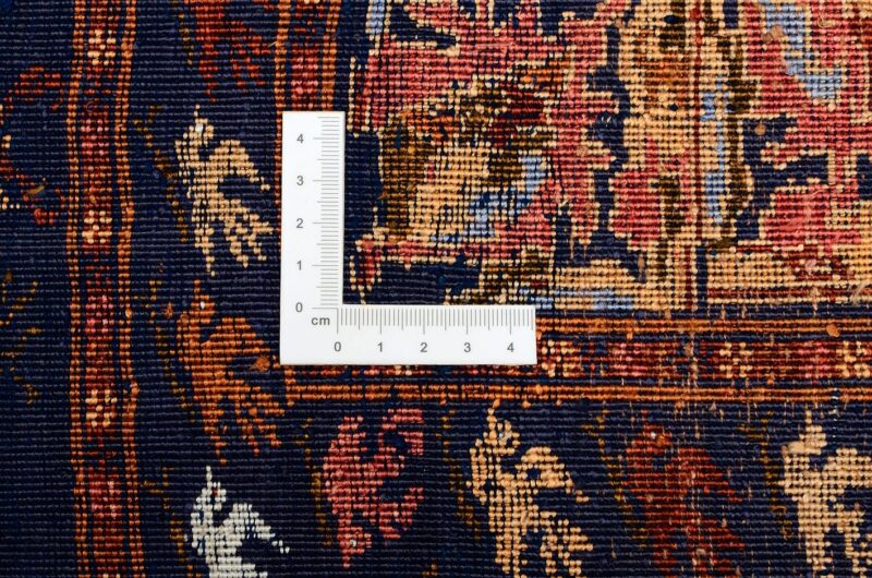 Afghan Orientteppich 123 × 180 cm, Seide, handgeknüpft