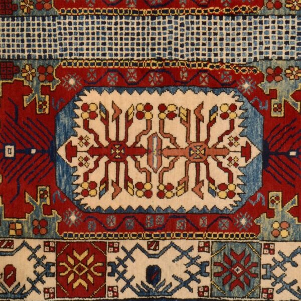 Afghan Orientteppich 125 × 178 cm, Schurwolle, handgeknüpft antik