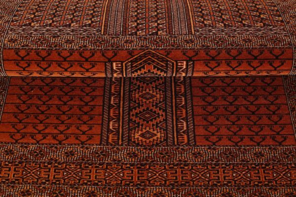 Afghan Orientteppich 135 × 205 cm, Seide, handgeknüpft