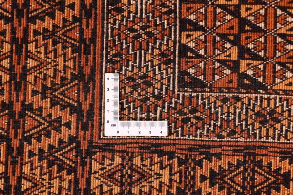 Afghan Orientteppich 135 × 205 cm, Seide, handgeknüpft