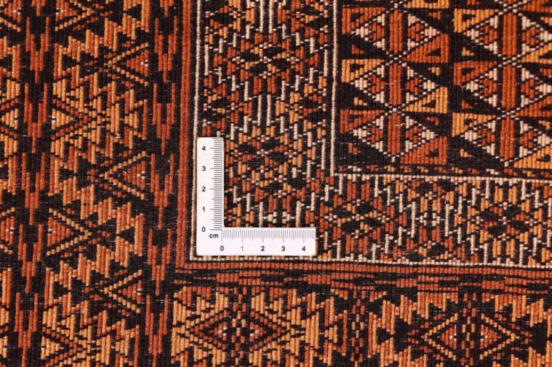Afghan Orientteppich 135 × 205 cm, Seide, handgeknüpft