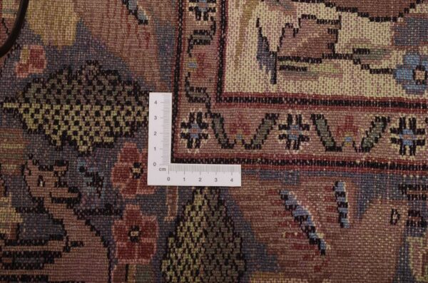 Agra Orientteppich 125 × 185 cm, Schurwolle-Seide, handgeknüpft
