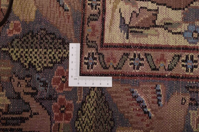 Agra Orientteppich 125 × 185 cm, Schurwolle-Seide, handgeknüpft