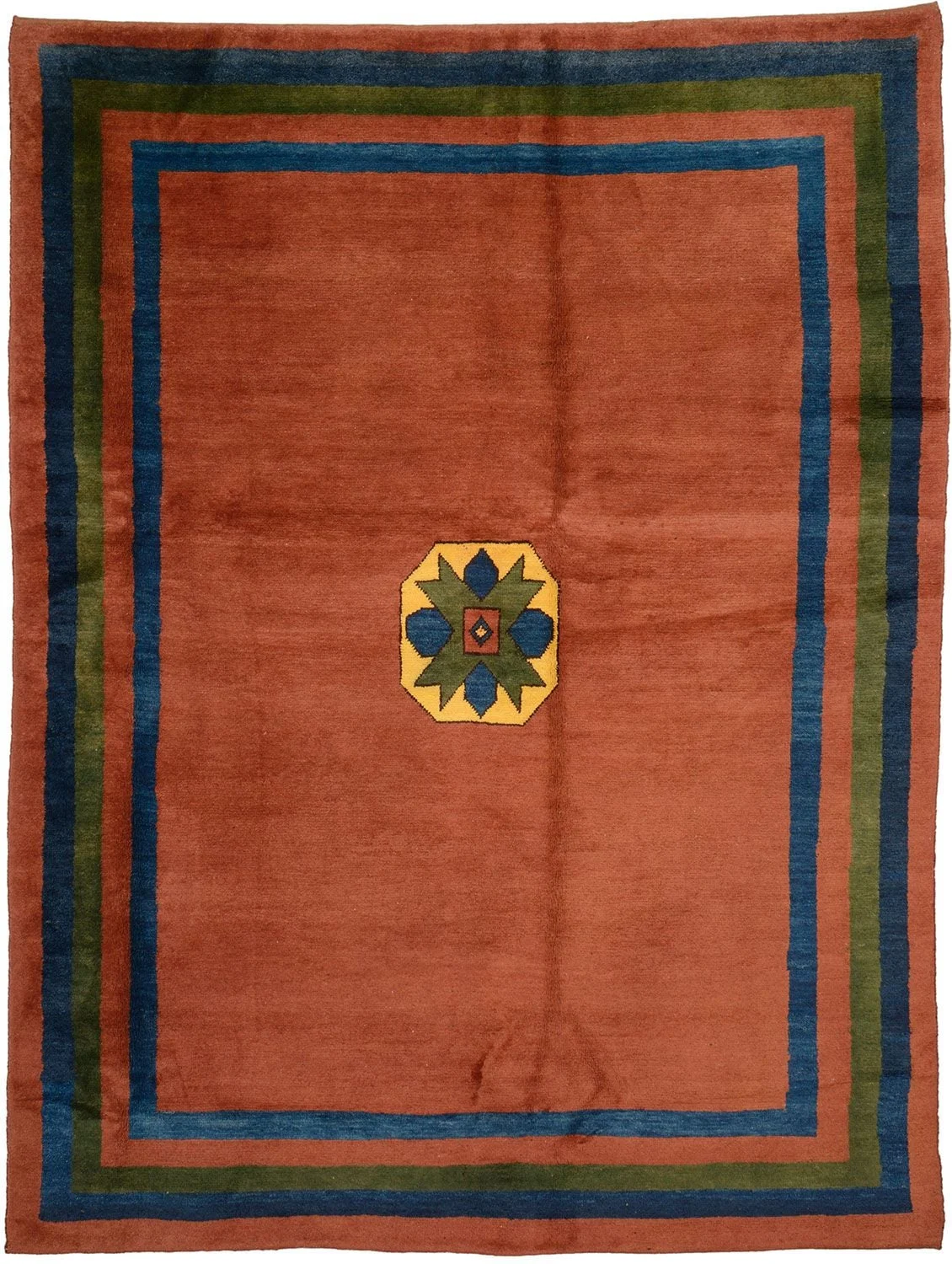 Gabbeh Orientteppich 186 × 249 cm, Schurwolle, handgeknüpft