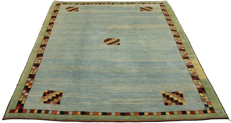 Gabbeh Orientteppich 200 × 280 cm, Schurwolle, handgeknüpft