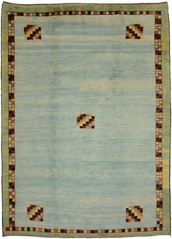Gabbeh Orientteppich 200 × 280 cm, Schurwolle, handgeknüpft