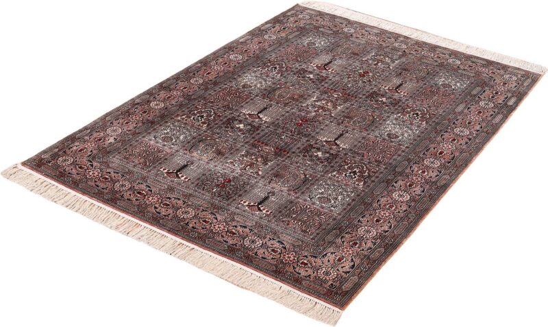 Ghom Orientteppich 127 × 186 cm, Seide, handgeknüpft