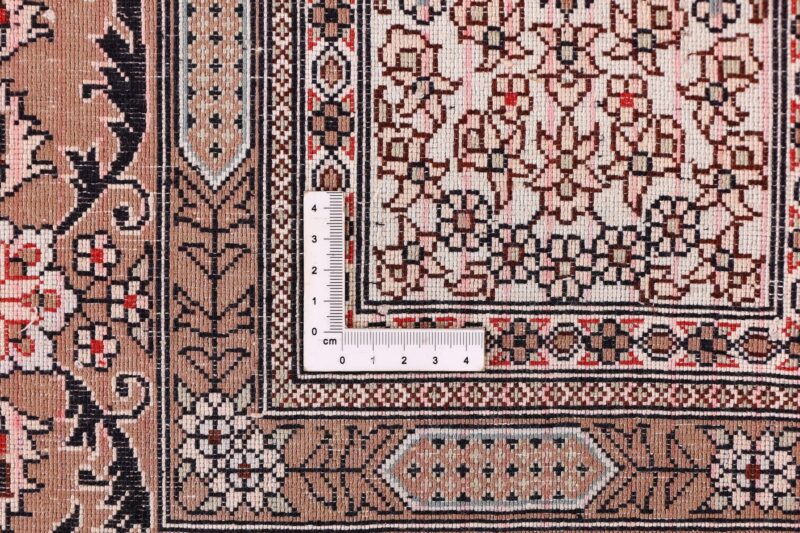 Ghom Orientteppich 127 × 186 cm, Seide, handgeknüpft