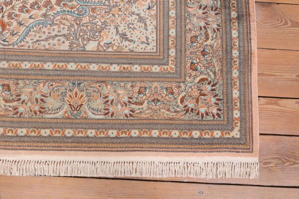 Ghom Orientteppich 155 × 240 cm, Seide, handgeknüpft exklusiv