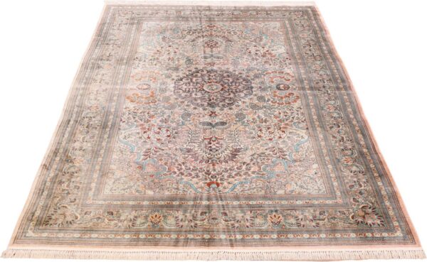 Ghom Orientteppich 155 × 240 cm, Seide, handgeknüpft exklusiv