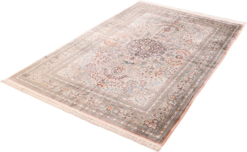 Ghom Orientteppich 155 × 240 cm, Seide, handgeknüpft exklusiv