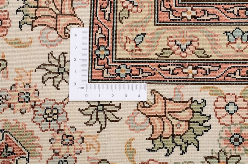 Ghom Orientteppich 157 × 245 cm, Seide, handgeknüpft hochfein