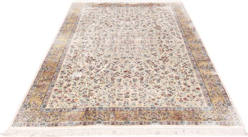 Ghom Orientteppich 200 × 300 cm, Seide, handgeknüpft