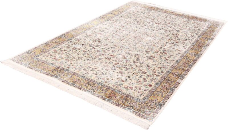 Ghom Orientteppich 200 × 300 cm, Seide, handgeknüpft
