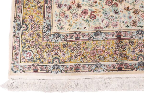 Ghom Orientteppich 200 × 300 cm, Seide, handgeknüpft