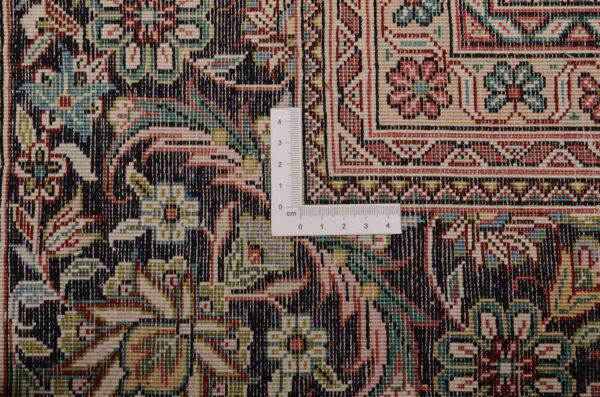 Ghom Orientteppich 202 × 302 cm, Seide, handgeknüpft