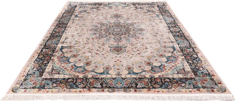 Ghom Orientteppich 250 × 350 cm, Seide, handgeknüpft exklusiv