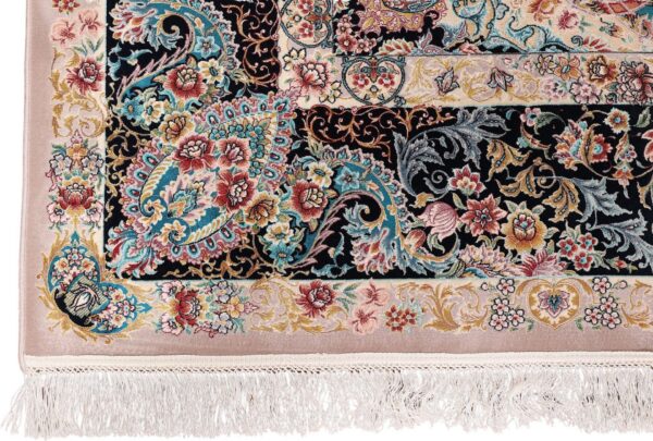 Ghom Orientteppich 250 × 350 cm, Seide, handgeknüpft exklusiv