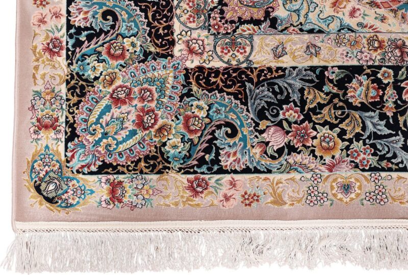 Ghom Orientteppich 250 × 350 cm, Seide, handgeknüpft exklusiv