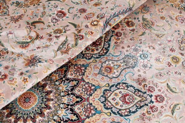 Ghom Orientteppich 250 × 350 cm, Seide, handgeknüpft exklusiv