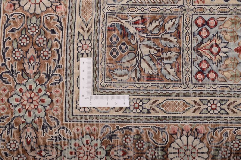 Ghom Orientteppich 76 × 122 cm, Seide, handgeknüpft exklusiv