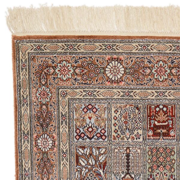 Ghom Orientteppich 76 × 122 cm, Seide, handgeknüpft exklusiv
