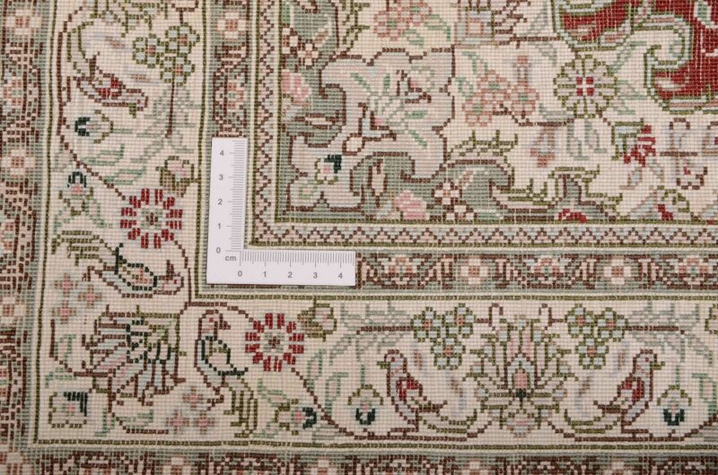 Ghom Orientteppich 80 × 124 cm, Seide, handgeknüpft
