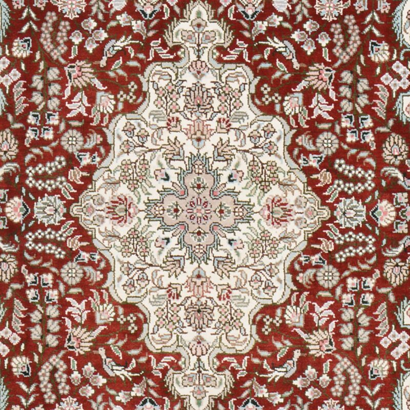 Ghom Orientteppich 80 × 124 cm, Seide, handgeknüpft