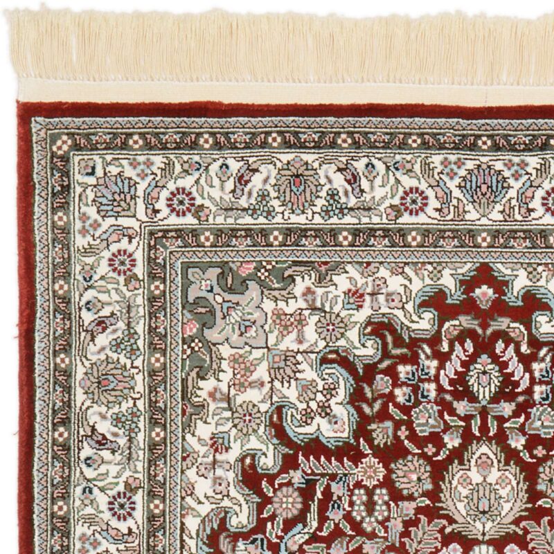 Ghom Orientteppich 80 × 124 cm, Seide, handgeknüpft