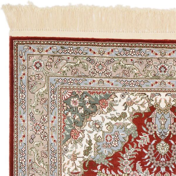 Ghom Orientteppich 80 × 124 cm, Seide, handgeknüpft exklusiv