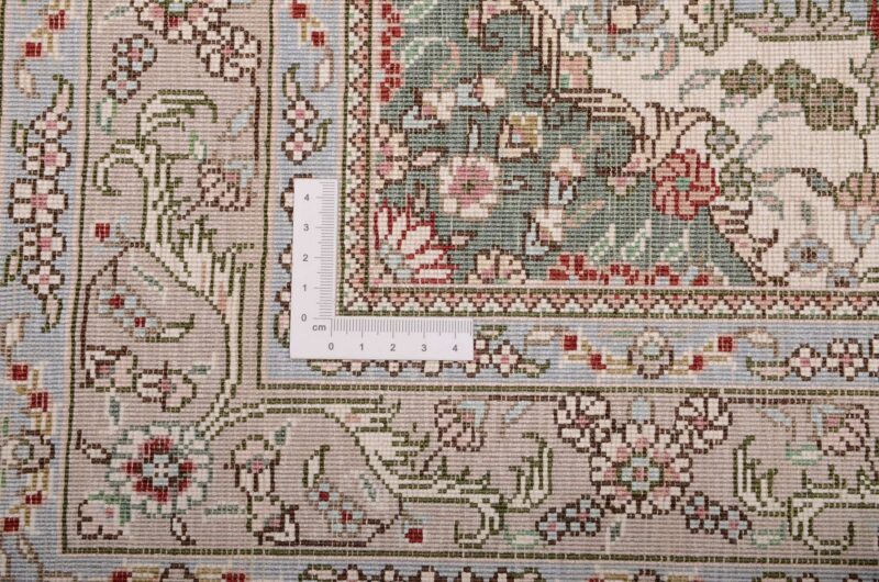 Ghom Orientteppich 80 × 124 cm, Seide, handgeknüpft exklusiv