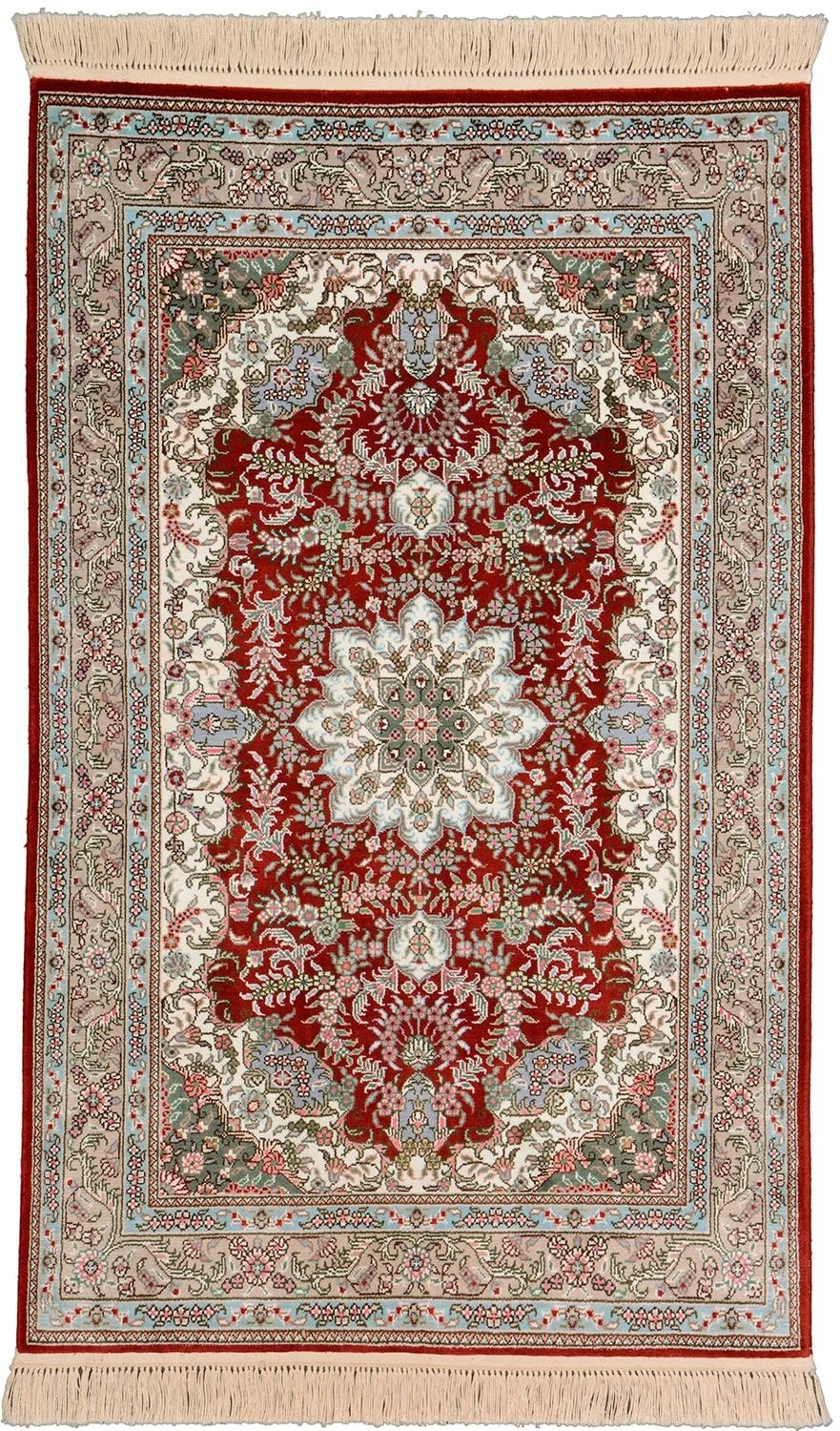 orientteppich-ghom-80-x-124-cm-seide-handgeknupft.jpg Ghom Orientteppich 80 × 124 cm, Seide, handgeknüpft