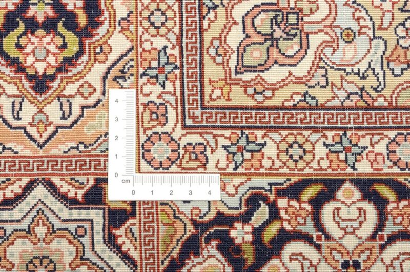 Ghom Orientteppich 92 × 152 cm, Seide, handgeknüpft