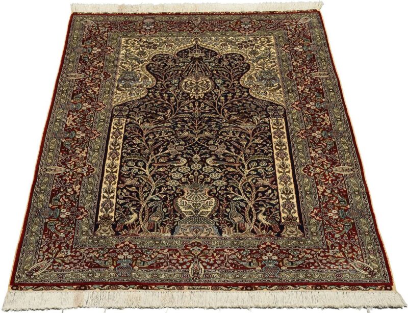 orientteppich-ghom-93-x-149-cm-seide-handgeknupft-1.jpg Ghom Orientteppich 93 × 149 cm, Seide, handgeknüpft