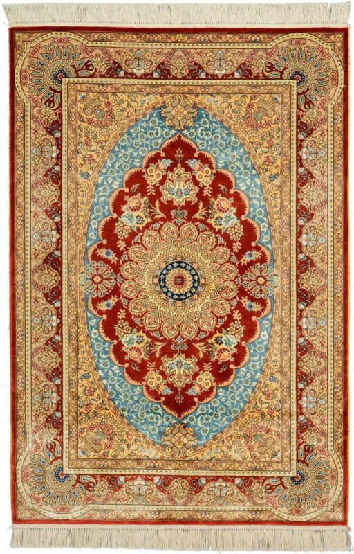orientteppich-ghom-94-x-137-cm-seide-handgeknupft-exklusiv.jpg Ghom Orientteppich 94 × 137 cm, Seide, handgeknüpft exklusiv