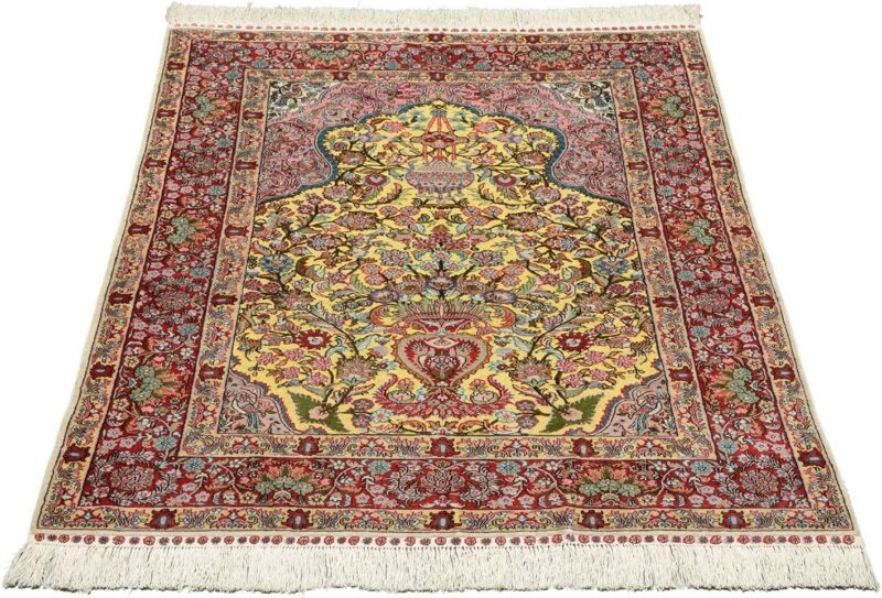 orientteppich-hereke-102-x-142-cm-seide-handgeknupft-1.jpg Hereke Orientteppich 102 × 142 cm, Seide, handgeknüpft