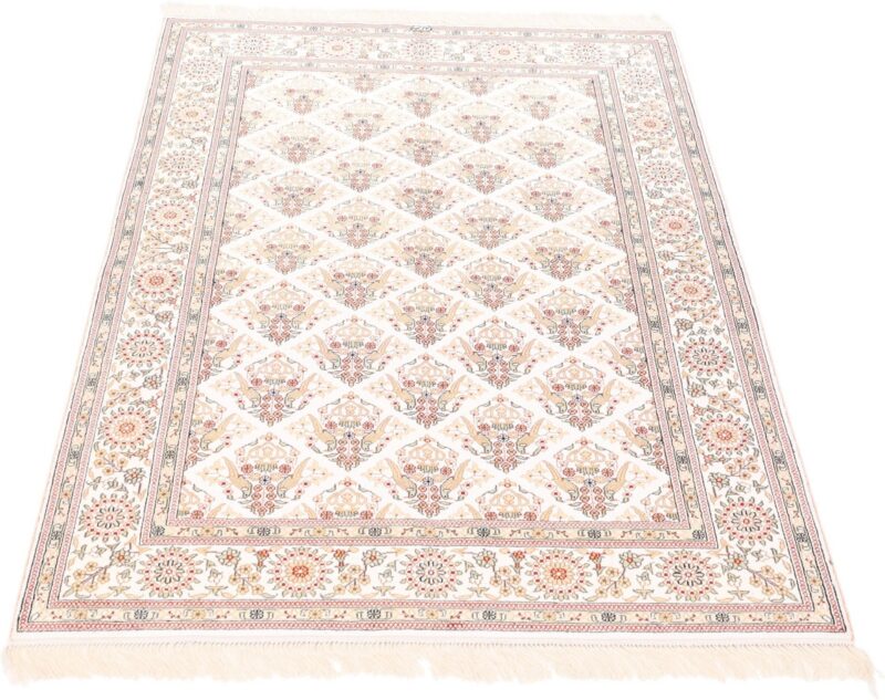 Hereke Orientteppich 122 × 182 cm, Seide, handgeknüpft