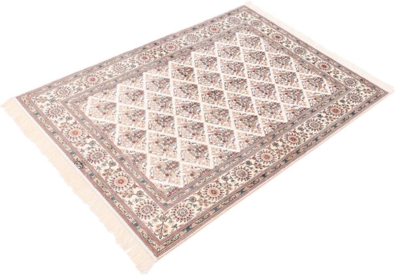 Hereke Orientteppich 122 × 182 cm, Seide, handgeknüpft