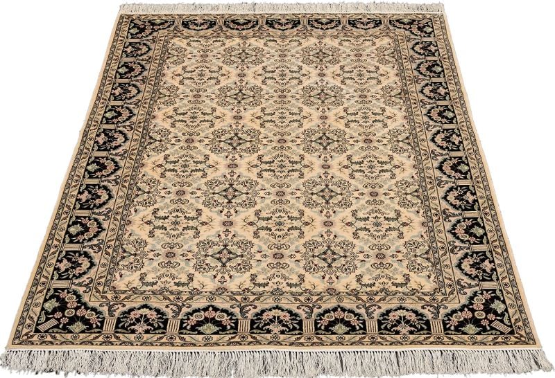 Hereke Orientteppich 124 × 180 cm, Seide, handgeknüpft