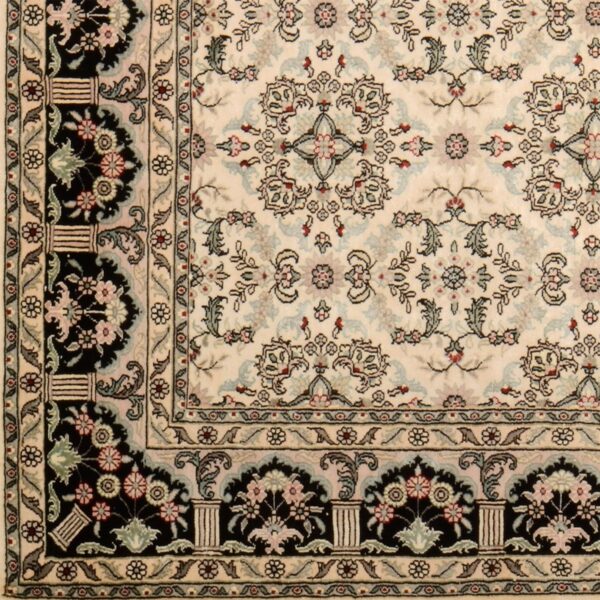 Hereke Orientteppich 124 × 180 cm, Seide, handgeknüpft