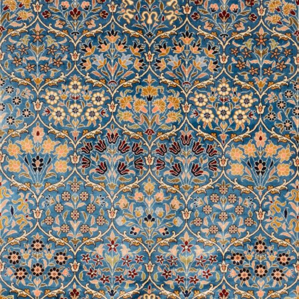 Hereke Orientteppich 125 × 183 cm, Seide, handgeknüpft
