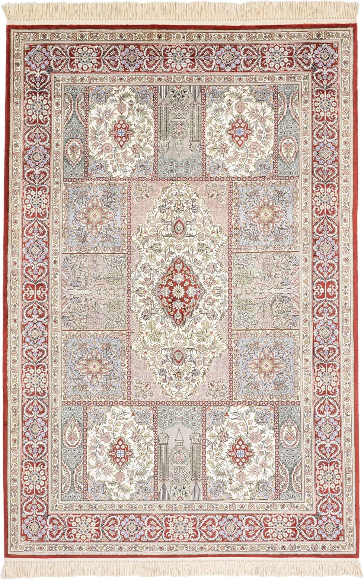 orientteppich-hereke-125-x-190-cm-seide-handgeknupft-1.jpg Hereke Orientteppich 125 × 190 cm, Seide, handgeknüpft