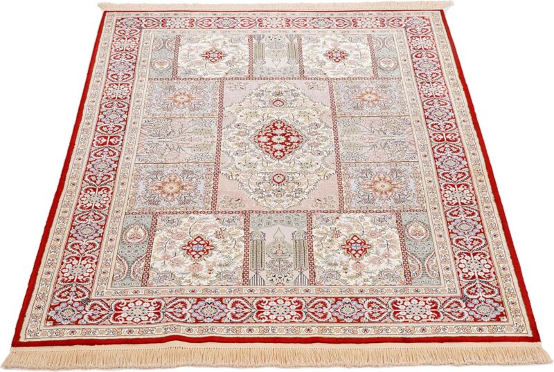orientteppich-hereke-125-x-190-cm-seide-handgeknupft-14.jpg Hereke Orientteppich 125 × 190 cm, Seide, handgeknüpft