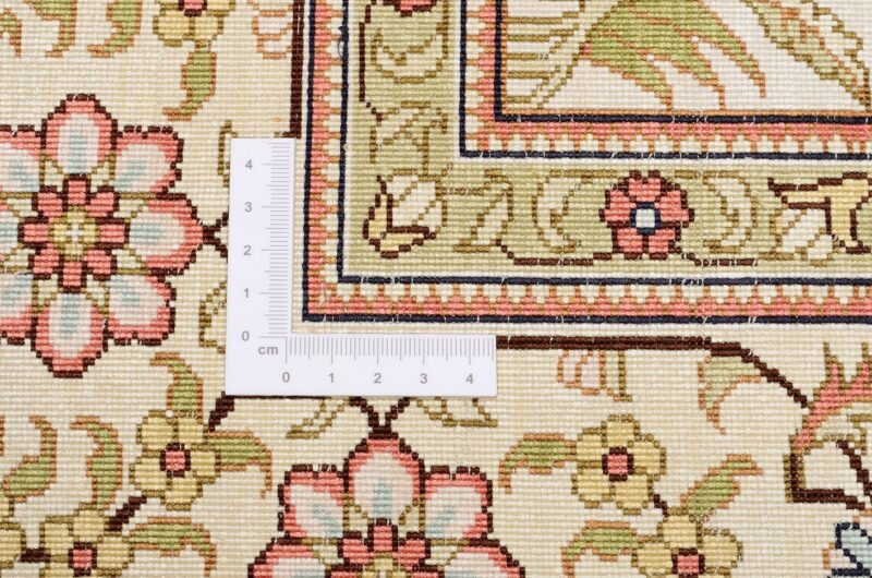 orientteppich-hereke-126-x-185-cm-seide-handgeknupft-2.jpg Hereke Orientteppich 126 × 185 cm, Seide, handgeknüpft
