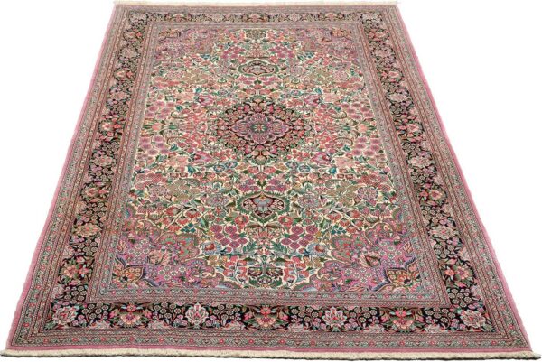 Hereke Orientteppich 152 × 252 cm, Seide, handgeknüpft