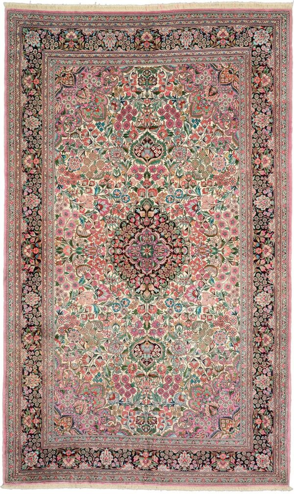 Hereke Orientteppich 152 × 252 cm, Seide, handgeknüpft