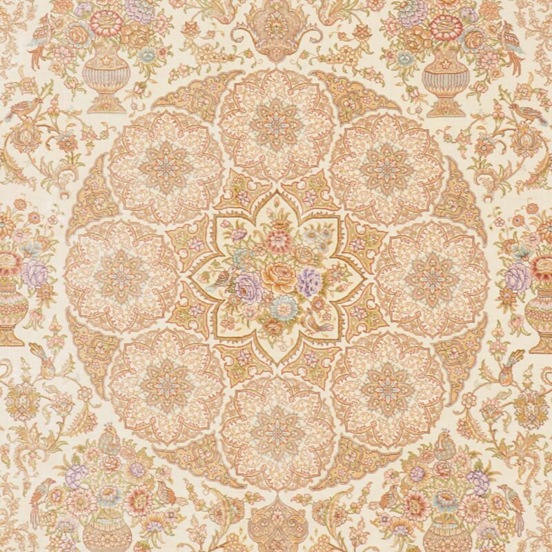 Hereke Orientteppich 170 × 240 cm, Seide, handgeknüpft