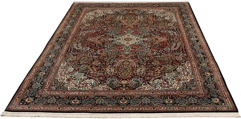 Hereke Orientteppich 220 × 311 cm, Seide, handgeknüpft
