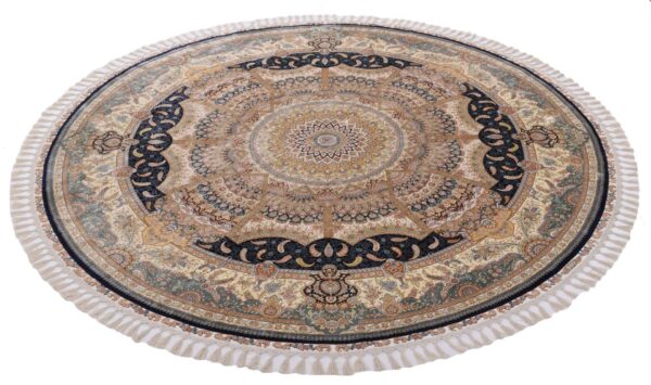Hereke Orientteppich 248 × 248 cm, Seide, handgeknüpft